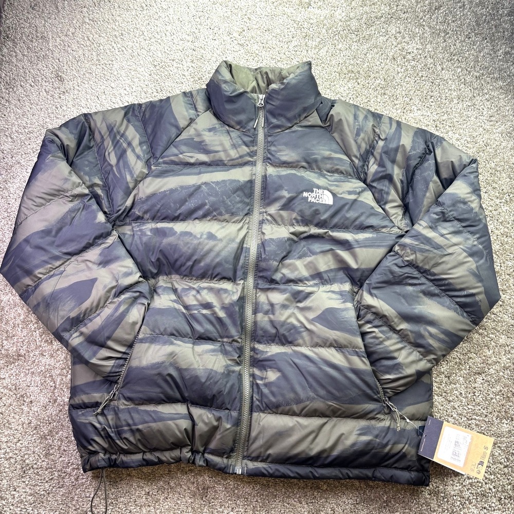 The North Face Men's Size XL Hydrenalite 600 Down Jacket Taupe Green Camo NWT